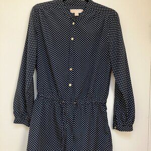 Michael Kors Navy Polkadot Romper